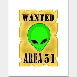 Wanted Alien Posters and Art